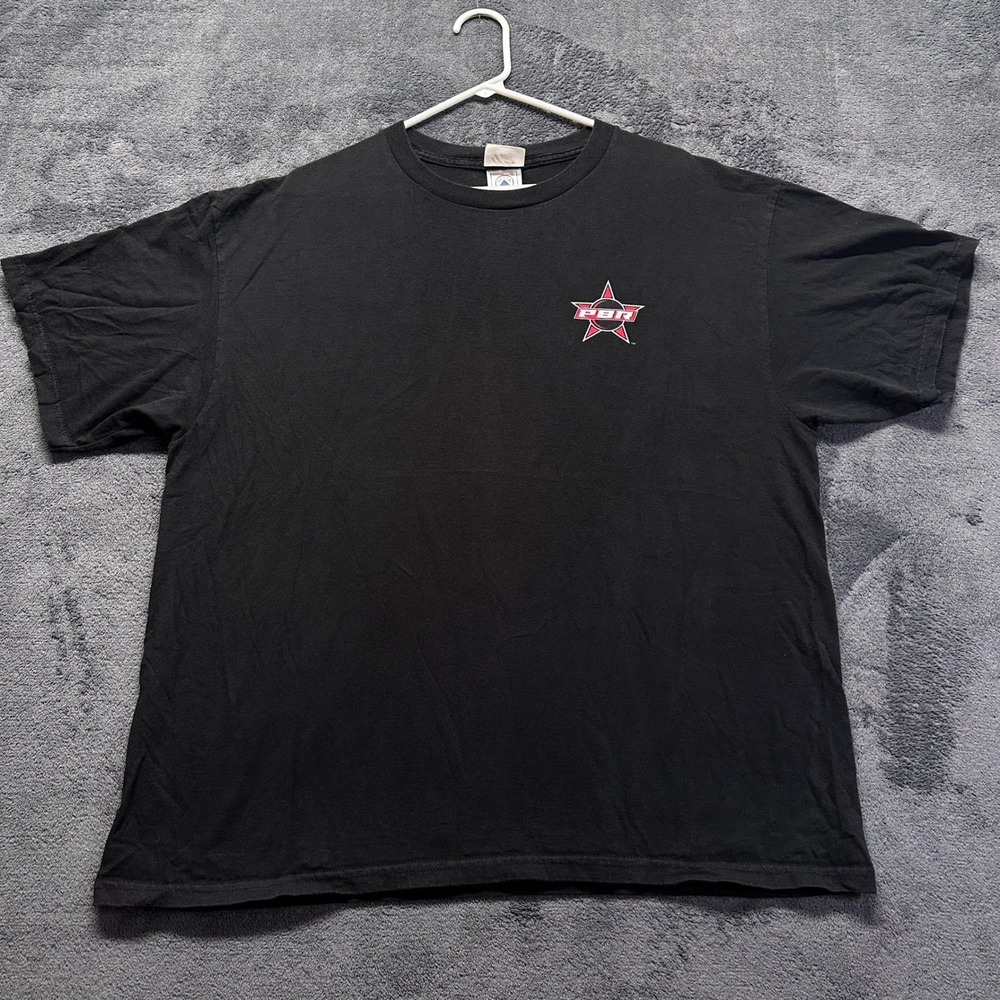 Vintage PBR T Shirt Mens XL Black Tearin Out Professional Bull Riding Graphic